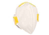 Masque de poussière pliable jetable blanc, masques de poussière d'estimation de FFP hypoallergéniques fournisseur