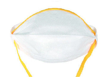 Courroies jaunes durables de couleur de poussière FFP1 de masque de conception unique pliable d'attache fournisseur