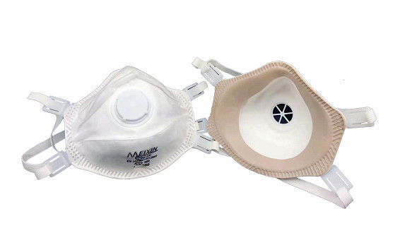 Certification blanche douce de la CE de couleur de carbone de masque non irritant de respirateur fournisseur