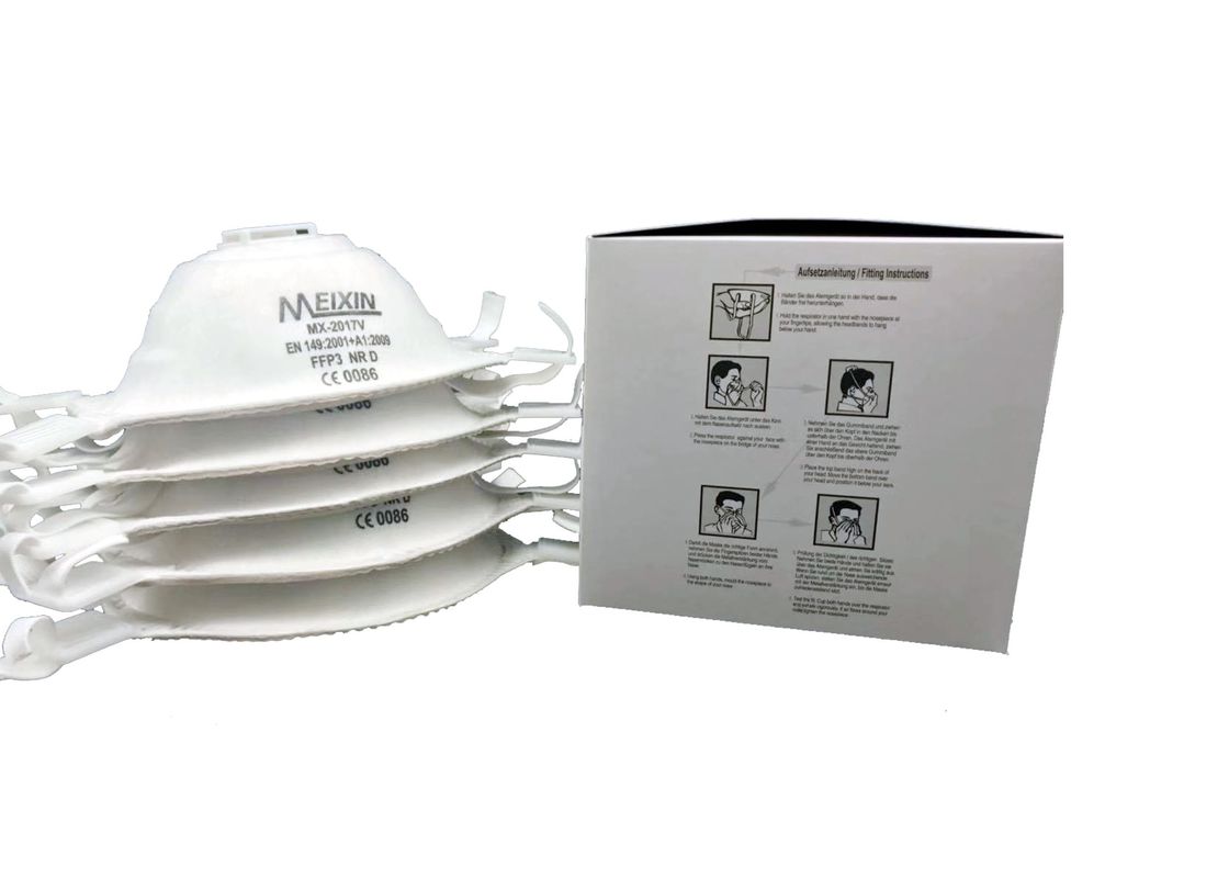 Respirateur particulaire jetable de classement par taille flexible, non biens de masque de textile tissé fournisseur