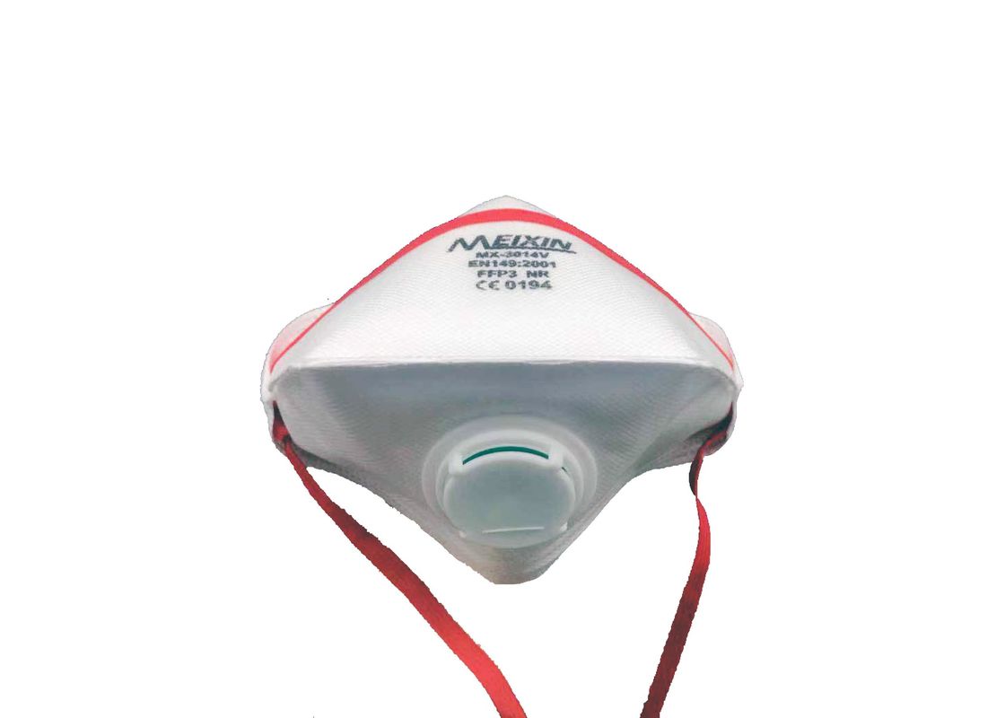 Masque de poussière pliable de FFP2V avec résistance respiratoire économique de valve la basse fournisseur