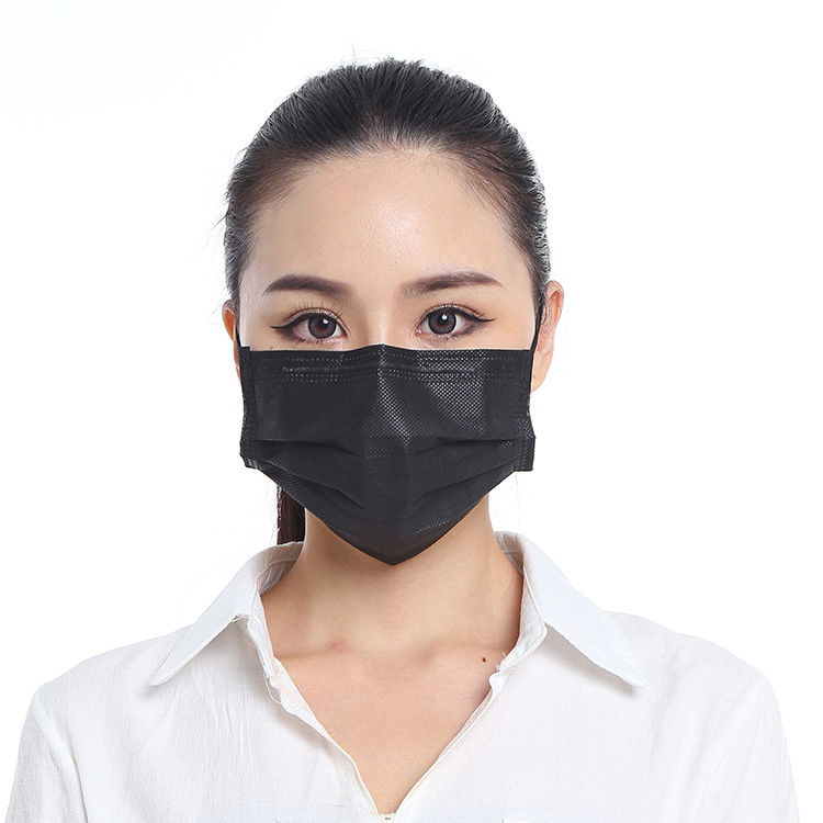 Masque protecteur noir léger écologique, masque protecteur respirable imperméable fournisseur
