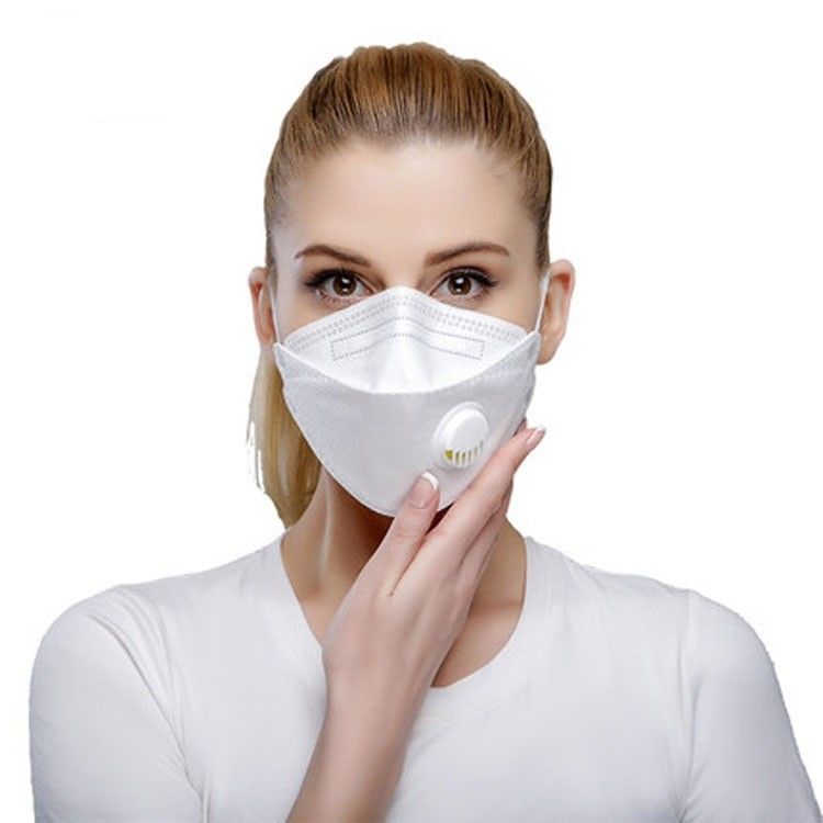 Masque de poussière respirable blanc de FFP2V N95/masque N95 jetable pour l'utilisation commode fournisseur