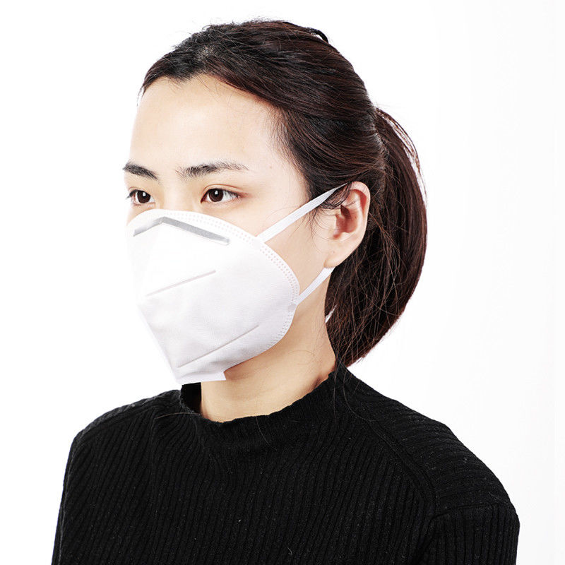 Masque plat de pli protecteur de sécurité, masque N95 jetable avec l'efficacité élevée de filtre fournisseur
