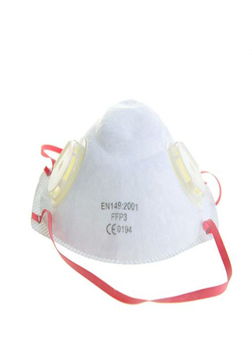 Masque protecteur antibactérien de 4 plis respirable avec deux valves/courroies principales rouges fournisseur