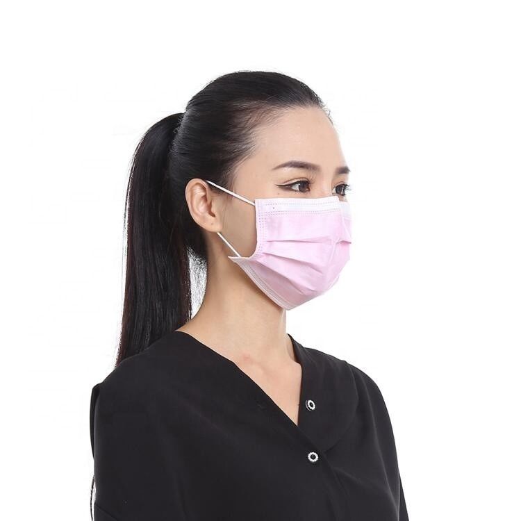 Pollution non tissée jetable respirable de masque du masque protecteur 3ply Earloop anti fournisseur